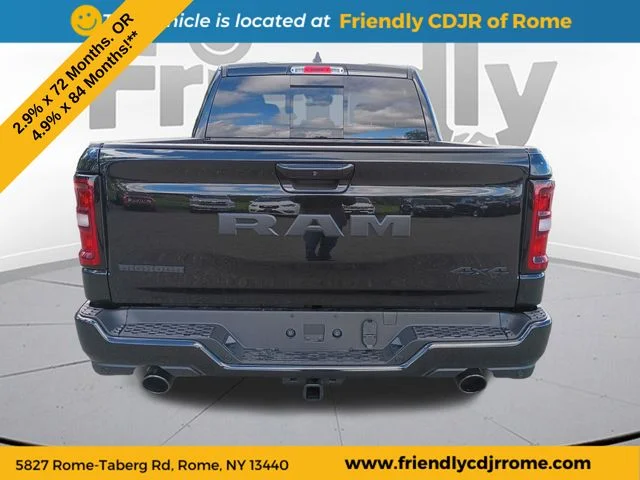 New 2026 Diamond Black Crystal Pearl-Coat Exterior Paint RAM Big Horn/Lone Star image 6