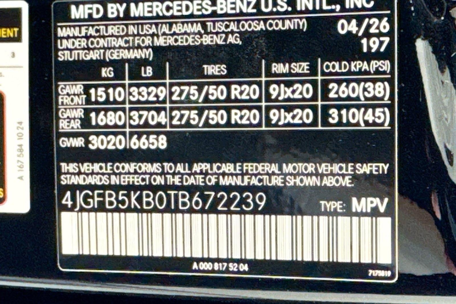 New 2026 Obsidian Black Metallic Mercedes-Benz GLE 450 image 30