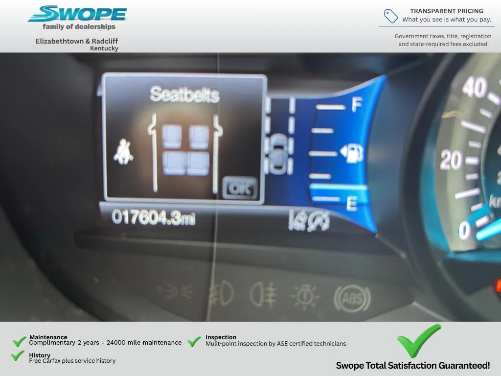 Used 2024 Forged Green Metallic Ford SEL image 22