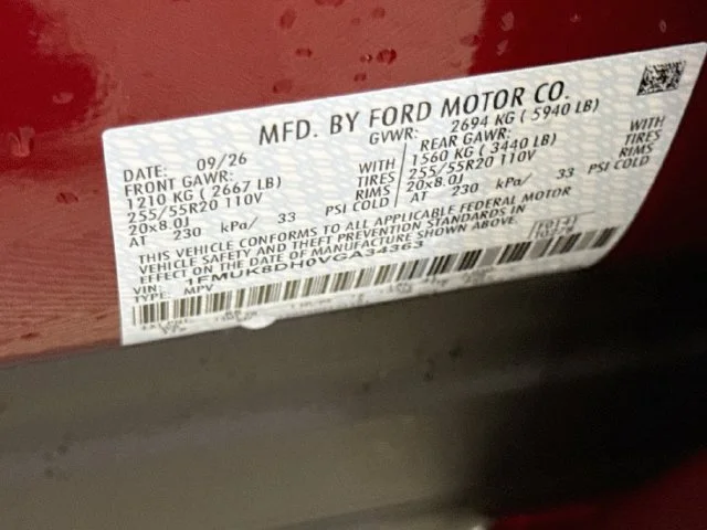 New 2027 Ruby Red Metallic Tinted Clearcoat Ford Active image 33