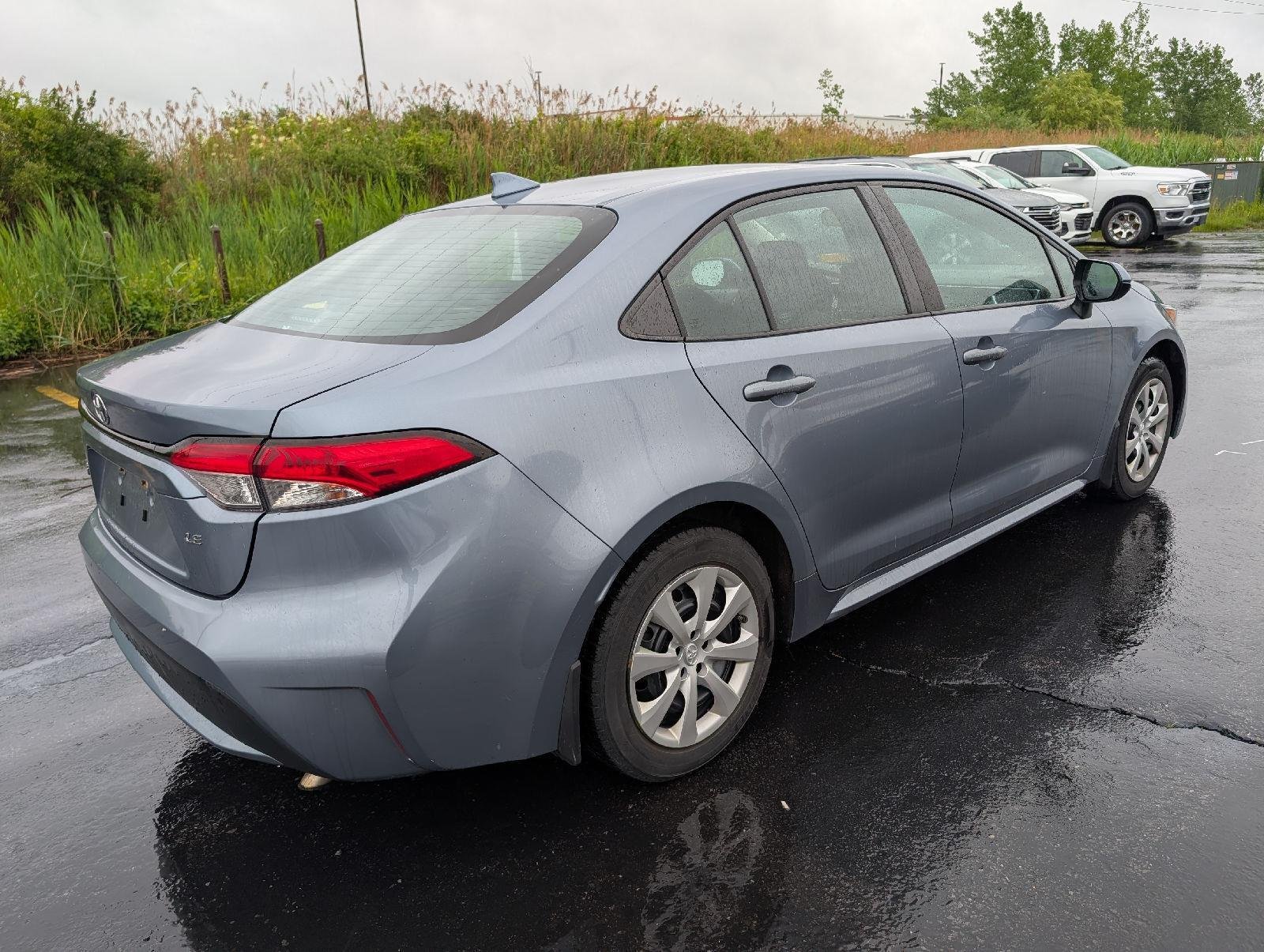 Used 2022 Celestite Gray Metallic Toyota LE image 7