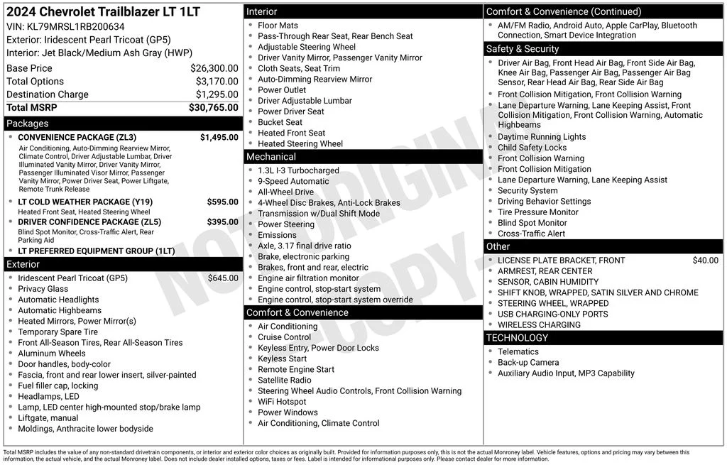 Used 2024 Beige Chevrolet LT image 4