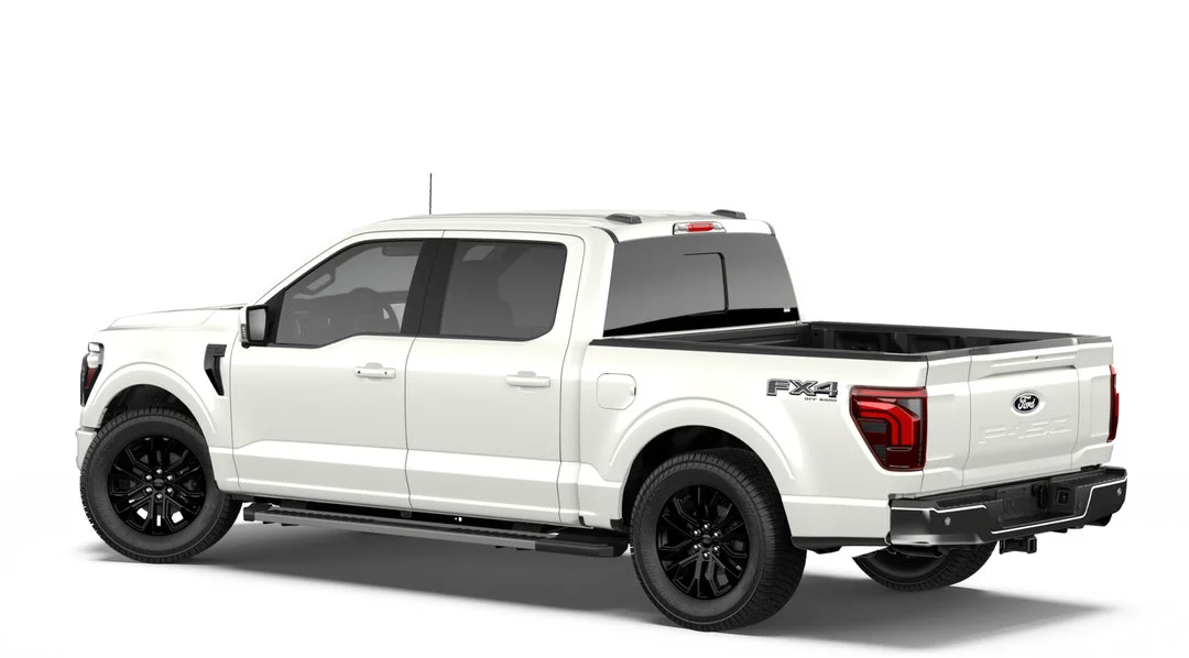 New 2026 Star White Metallic Tri-Coat Ford Lariat image 2