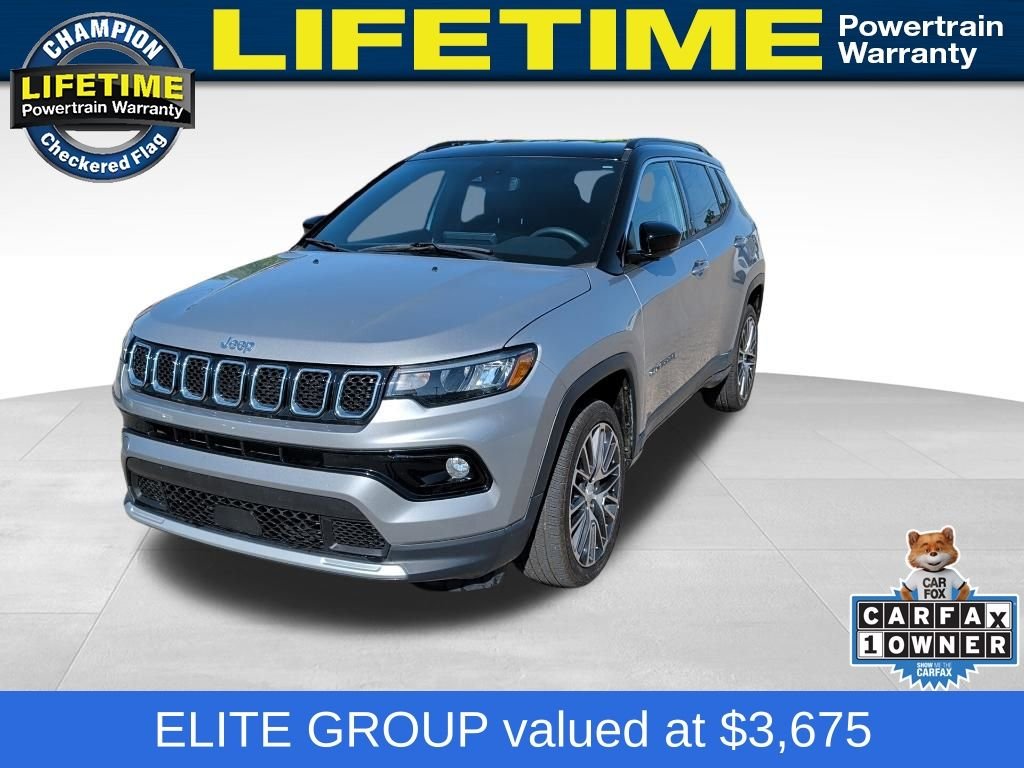Used 2023 Silver Jeep Limited image 1
