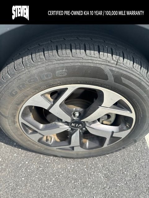 Certified Used 2021 White Kia LX image 7