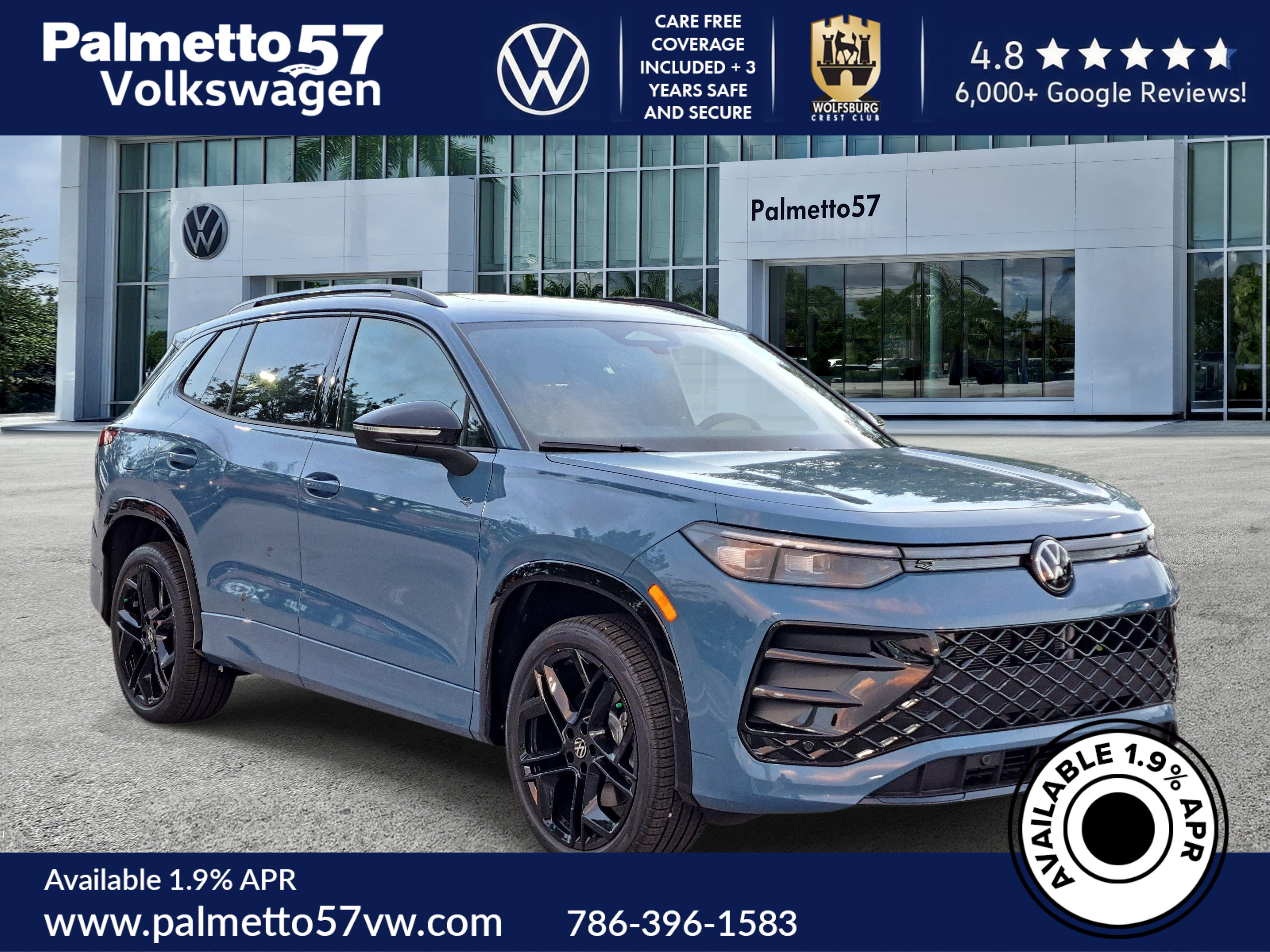 New 2026 Blue Volkswagen 2.0T SE R-Line Black image 1