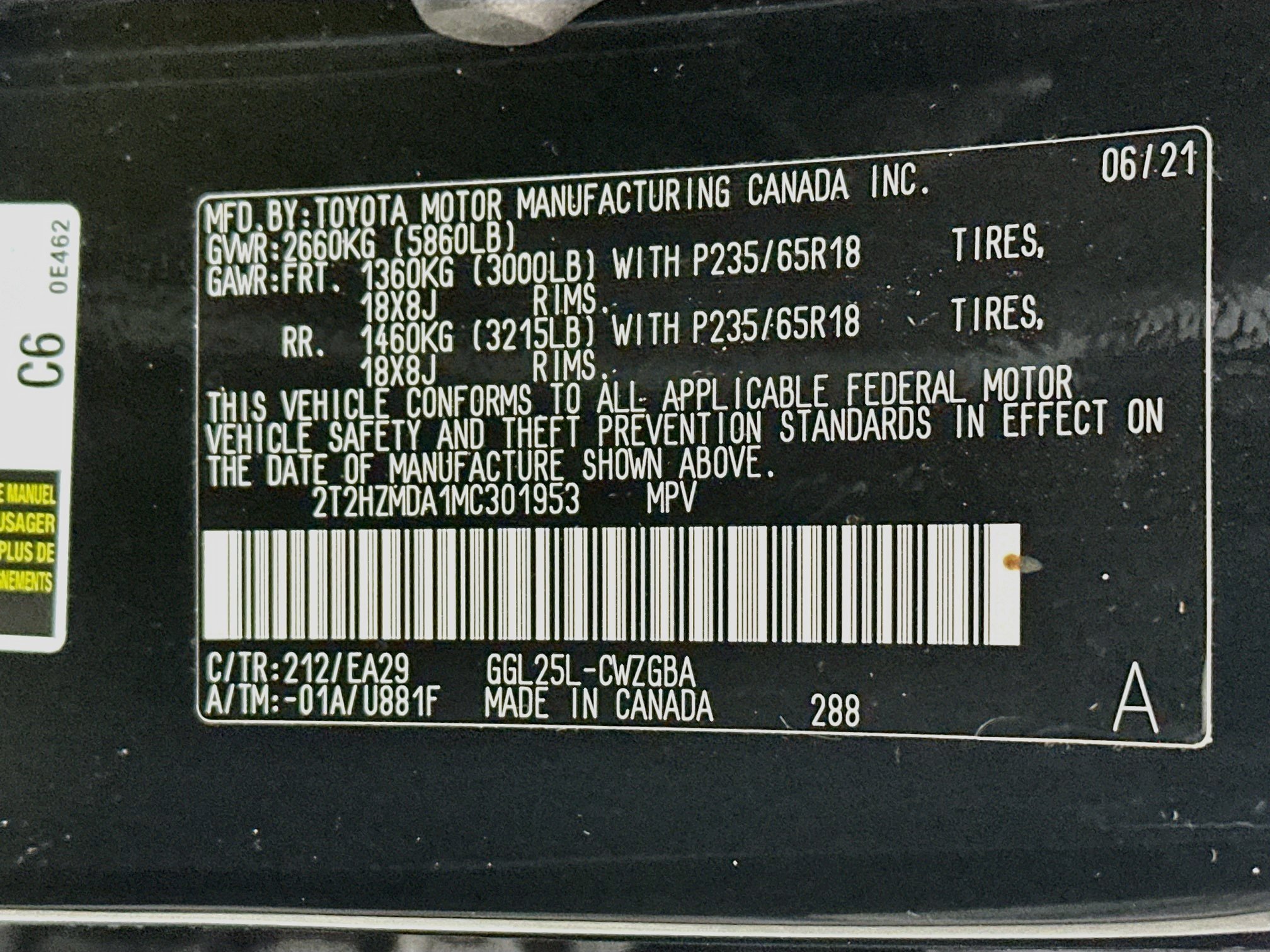 Certified Used 2021 Obsidian Lexus 350 image 30