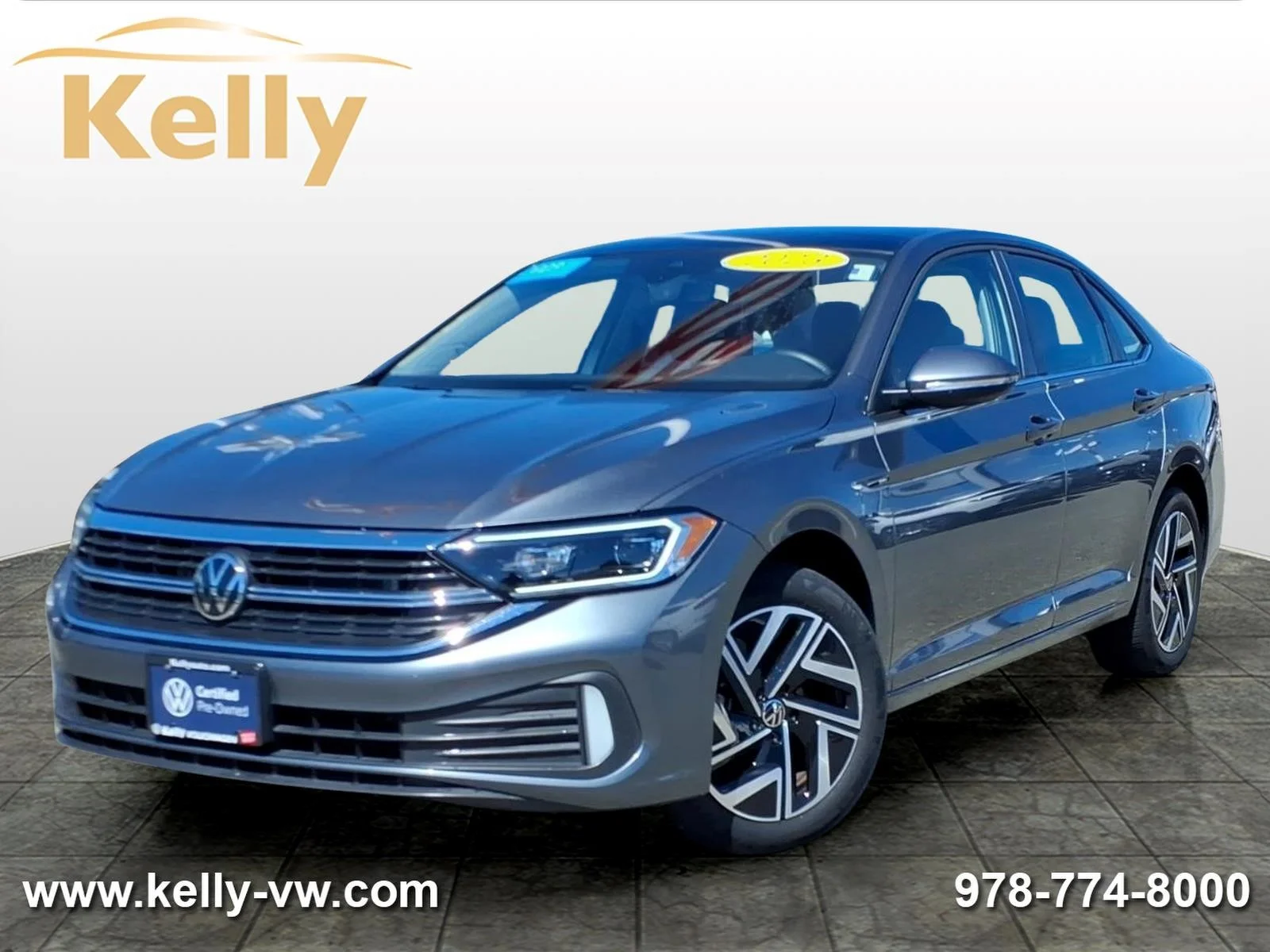 Certified Used 2023 Platinum Gray Metallic Volkswagen SEL image 1