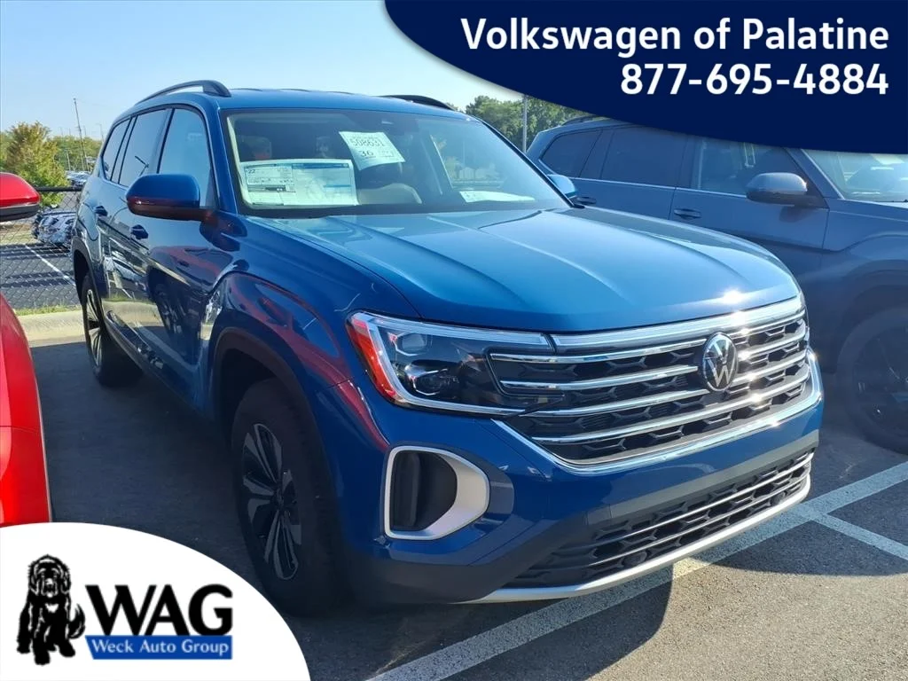 Certified Used 2026 Mountain Lake Blue Metallic (r3r3) Volkswagen 2.0T SE 4MOTION image 1