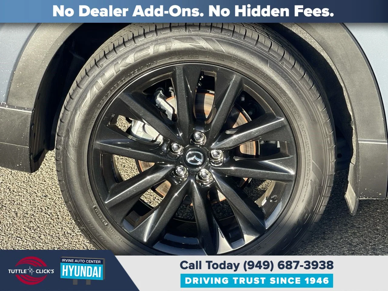 Used 2021 POLYMETAL GRAY MAZDA CARBON EDITION image 20