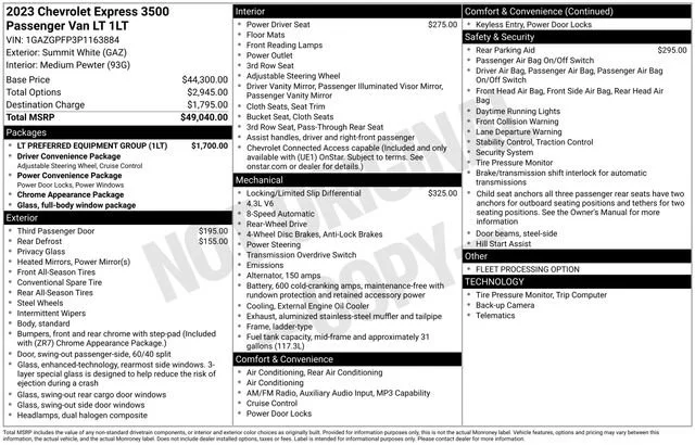 Used 2023 Summit White Chevrolet 1LT image 31