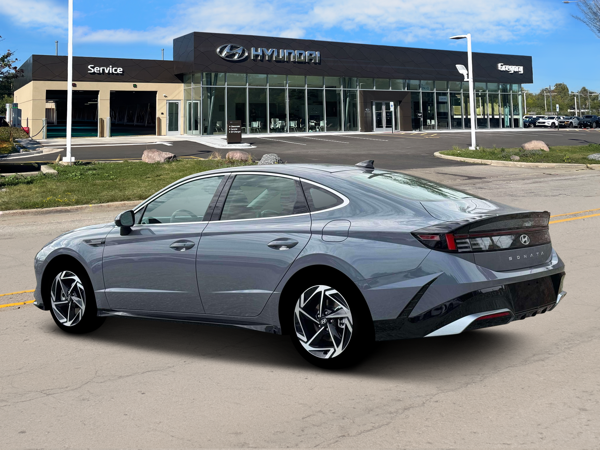 New 2026 Blue Hyundai SEL Sport image 4