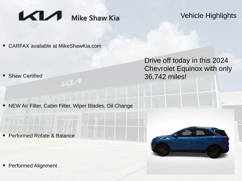 Used 2024 Blue Chevrolet RS image 9
