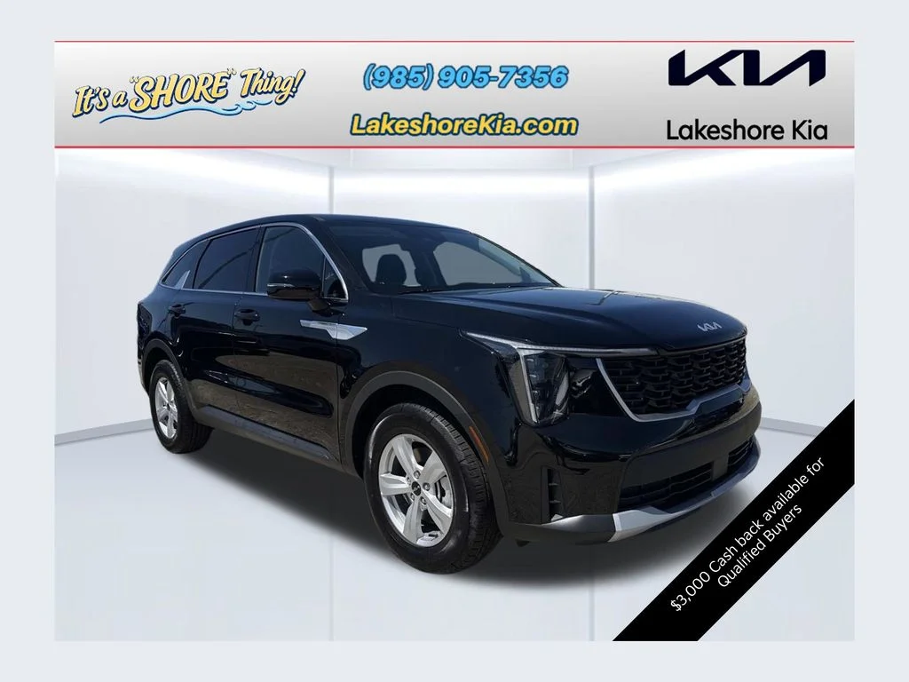 New 2026 Ebony Black Kia LX image 1