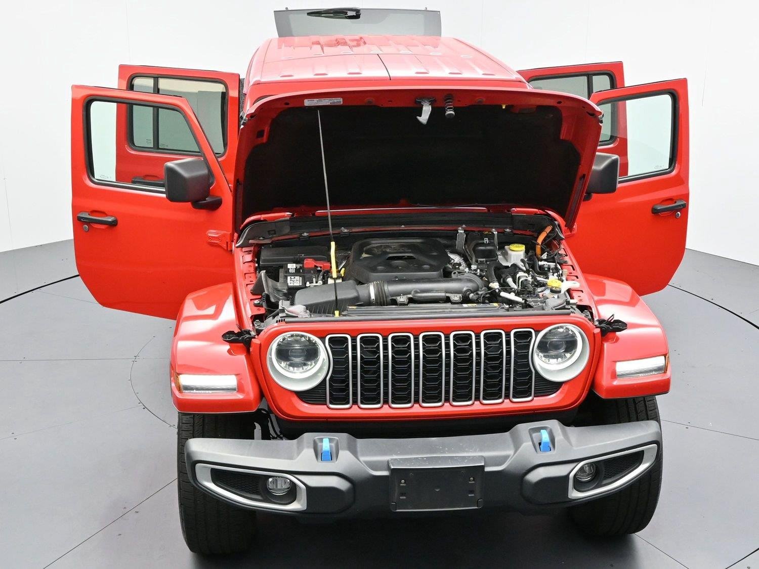 Used 2024 Firecracker Red Clearcoat Jeep Sahara image 37