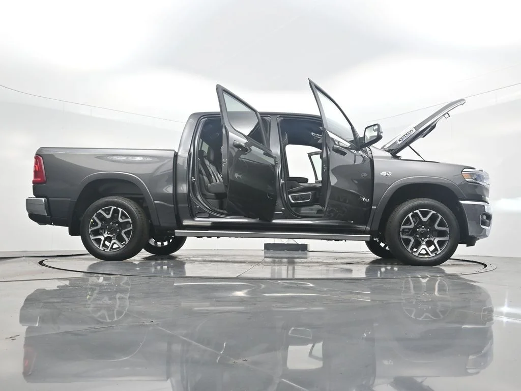 New 2026 Granite Crystal Metallic Clear-Coat Exterior Paint RAM Laramie image 47