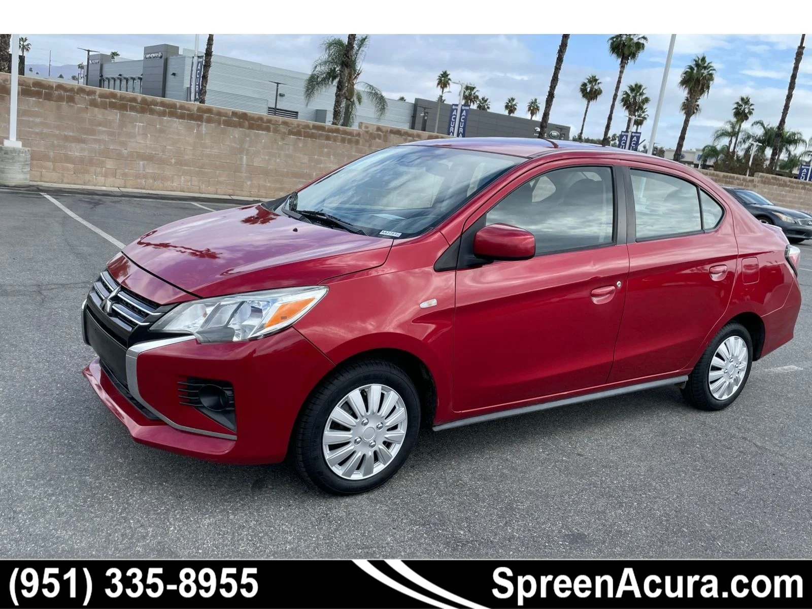 Used 2023 Infrared Metallic w/Black Roof Mitsubishi Black Edition image 1
