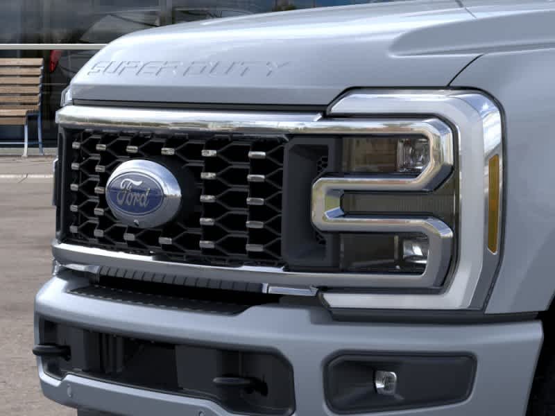 New 2026 Glacier Gray Metallic Tri-Coat Ford F-350 DRW Pickup Platinum image 17