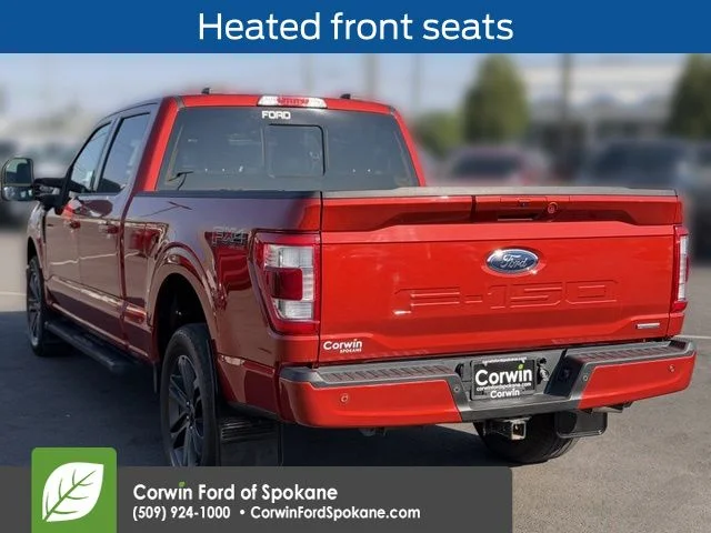Certified Used 2023 Hot Pepper Red Metallic Tinted Clearcoat Ford Lariat image 18