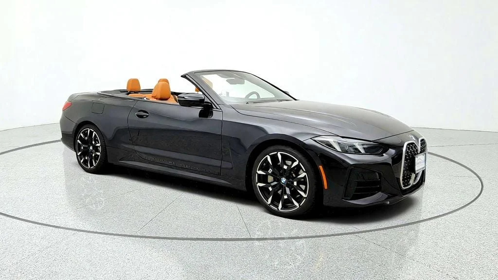 Used 2026 Black Sapphire Metallic BMW 430i xDrive Convertible w/ M Sport & Premium Pkgs image 3