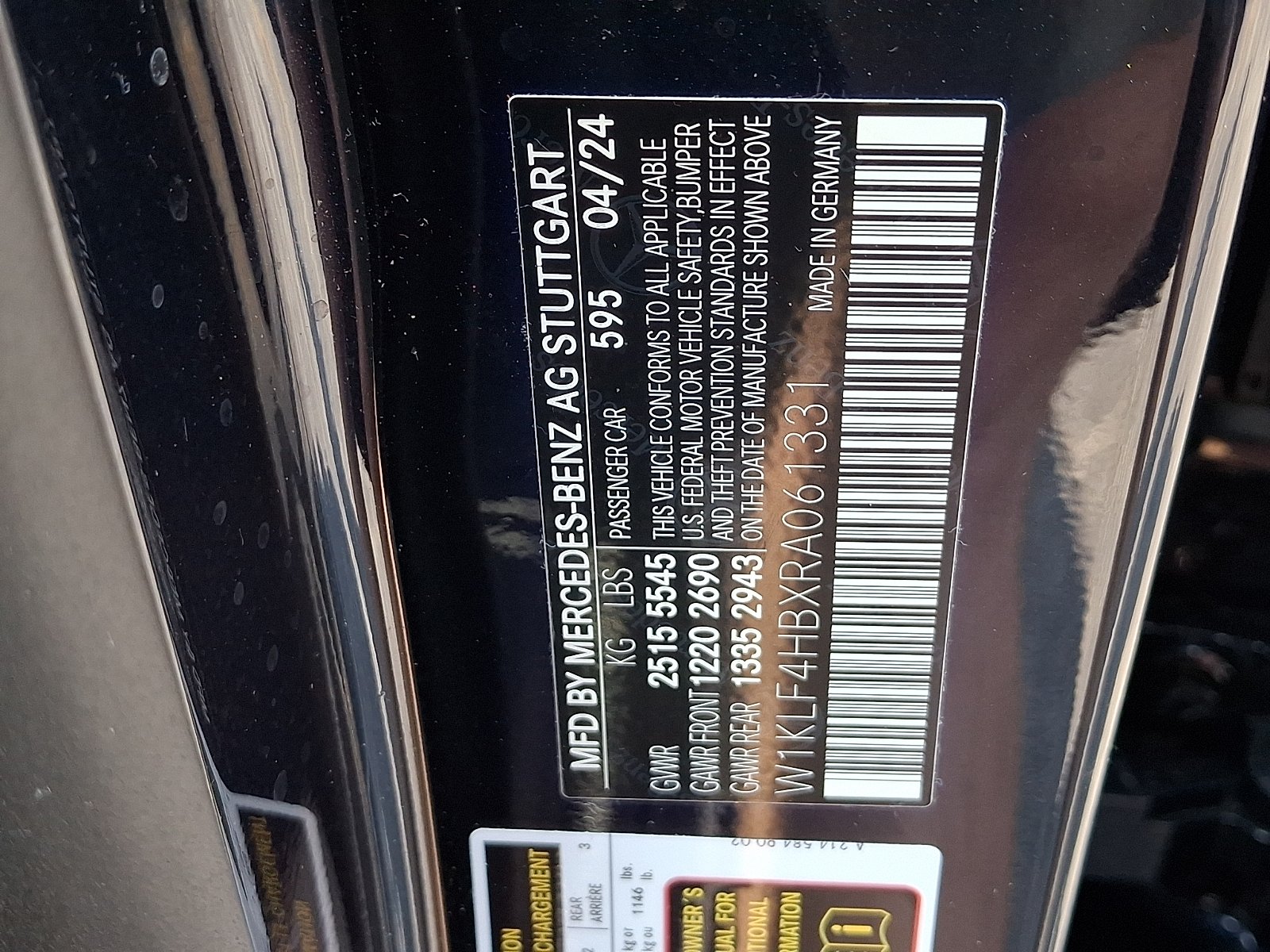 Certified Used 2024 Nautical Blue Metallic - 595 Mercedes-Benz  image 28