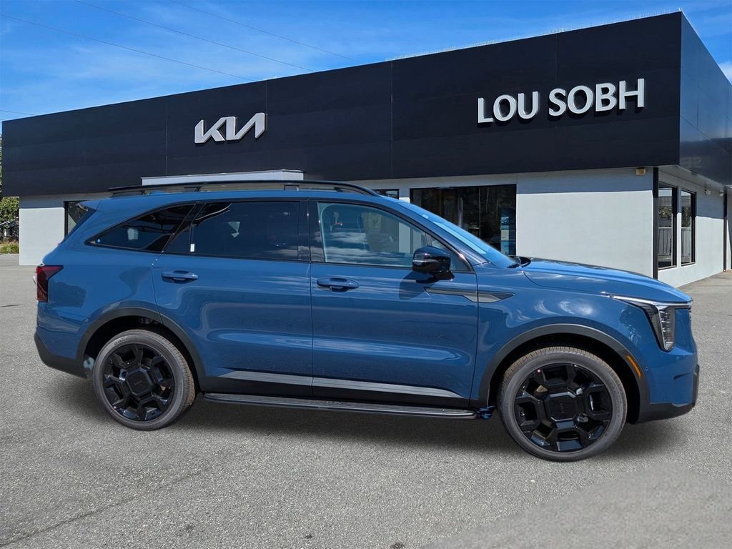 New 2025 Midnight Lake Blue Kia X-Line SX AWD image 2