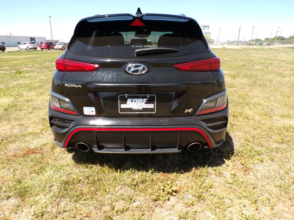 Used 2022 Ultra Black Hyundai Base image 5