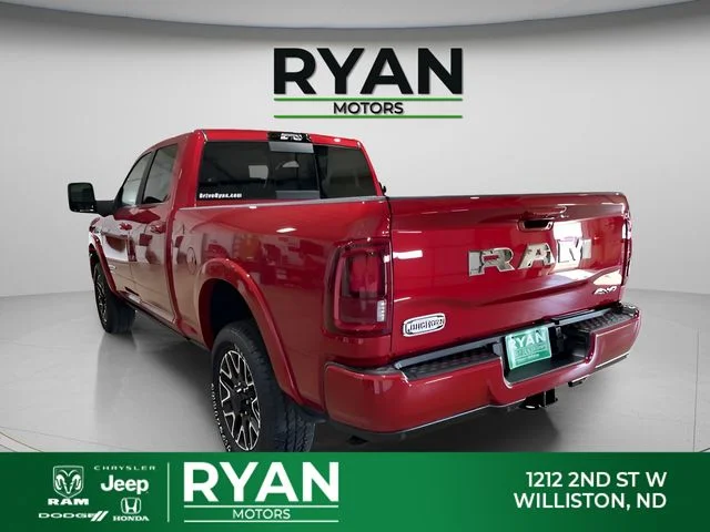 New 2026 Molten Red Pearl-Coat Exterior Paint RAM Limited Longhorn image 10