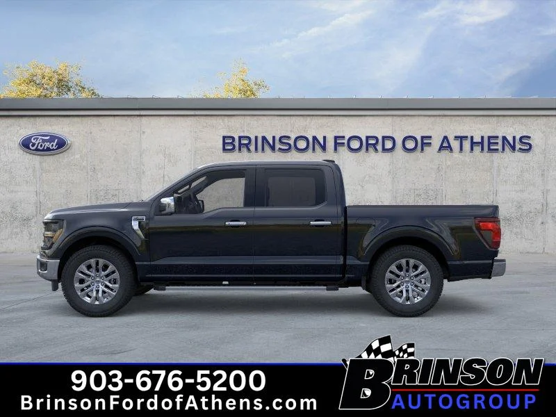 New 2026 Agate Black Metallic Ford XLT image 3