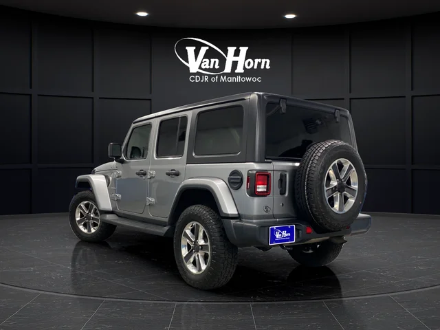 Used 2020 Billet Silver Metallic Jeep Unlimited Sahara image 5