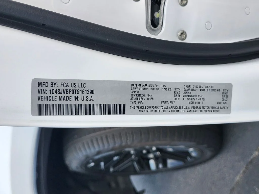 New 2026 Bright White Clearcoat Jeep Limited Reserve image 39