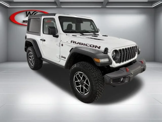 New 2025 Bright White Clear-Coat Exterior Paint Jeep Rubicon image 3