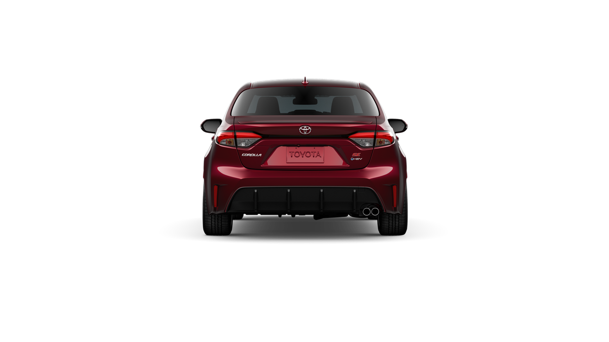 New 2026 Ruby Flare Pearl Toyota Hybrid SE image 8