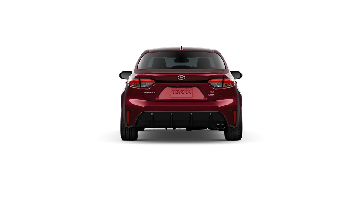 New 2026 Ruby Flare Pearl Toyota Hybrid SE image 8