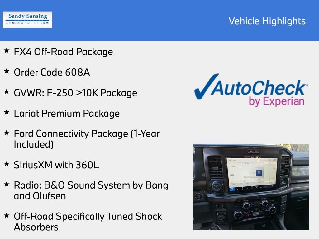 New 2026 Argon Blue Metallic Ford F-250® Lariat® image 9