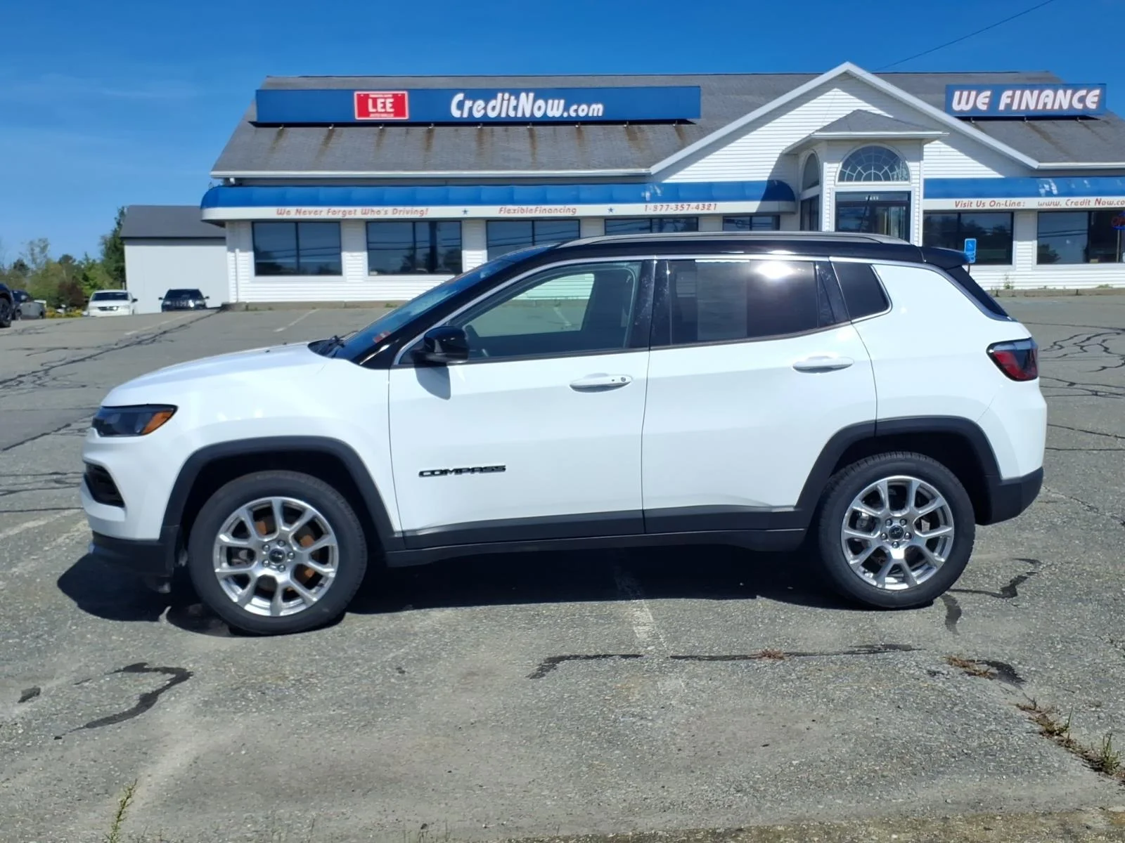 Used 2025 Bright White Clearcoat Jeep Limited image 7