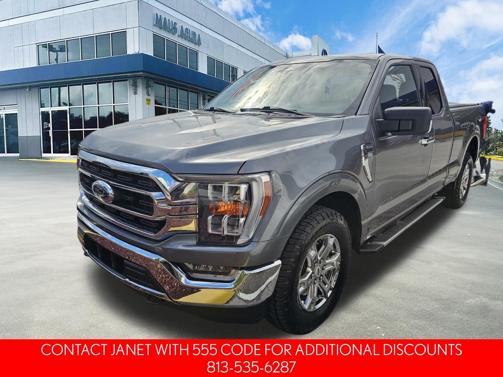 Used 2022 Gray Ford XLT image 3