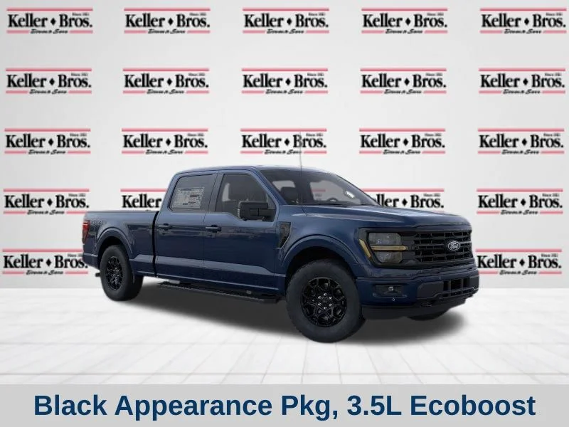 New 2026 Antimatter Blue Metallic Ford XLT image 1