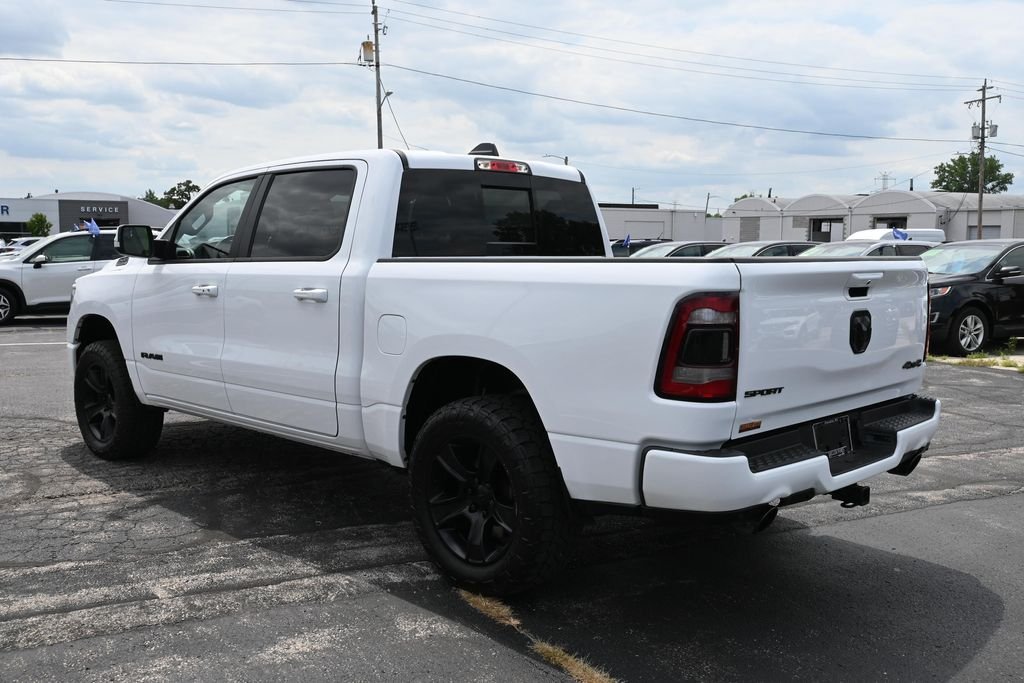 Used 2022 Bright White Clearcoat Ram Sport image 11