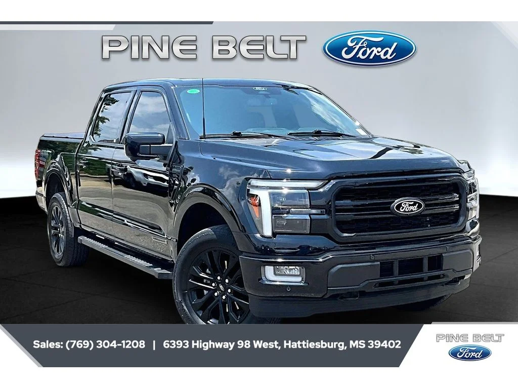 Used 2024 Agate Black Metallic Ford LARIAT image 1