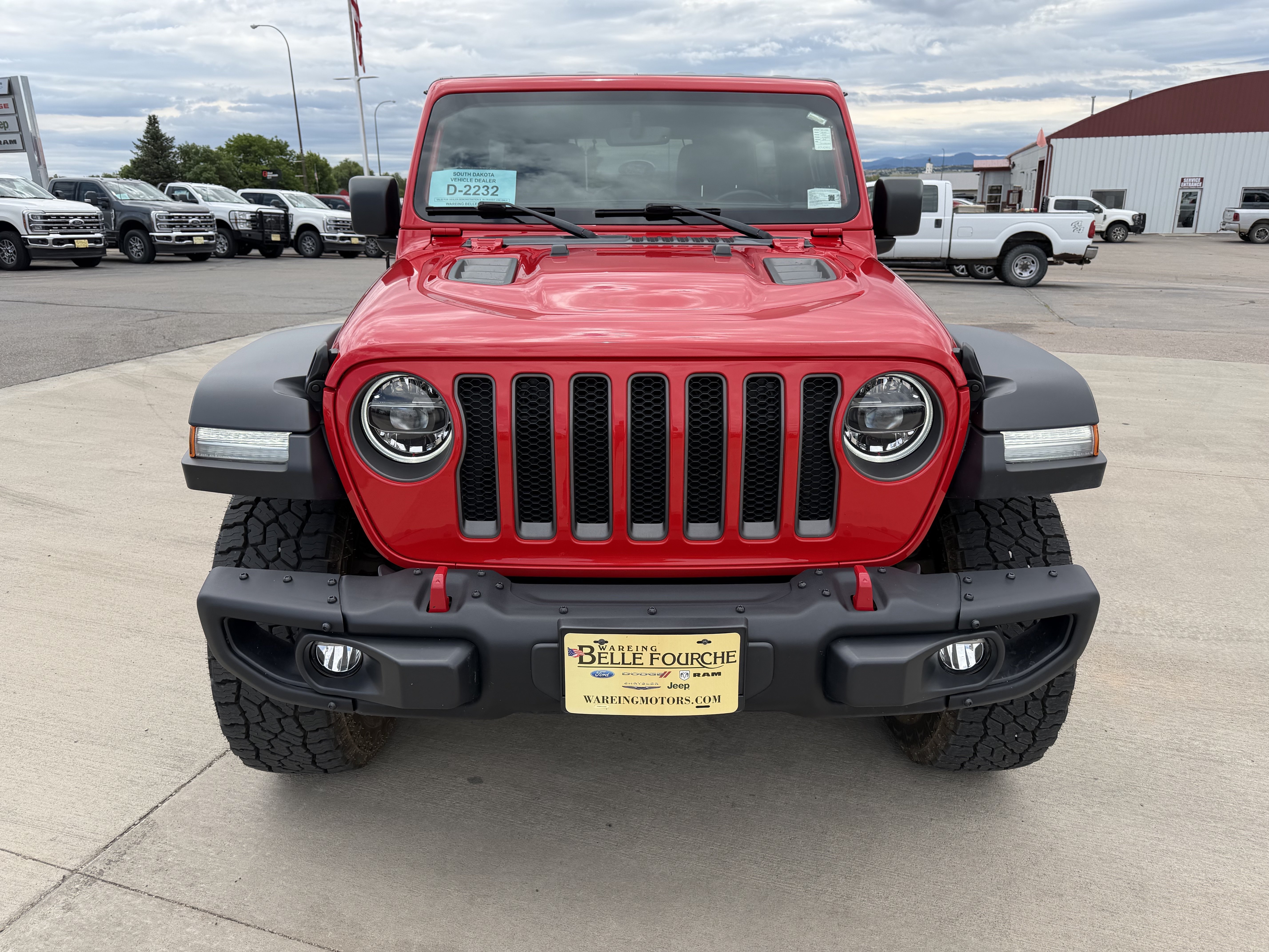 Used 2020 Firecracker Red Clearcoat Jeep Rubicon image 2