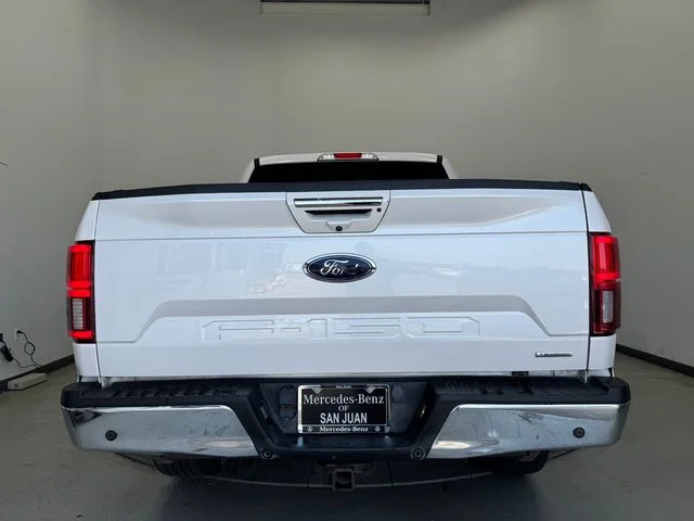 Used 2019 White Platinum Clearcoat Metallic Ford Lariat image 13