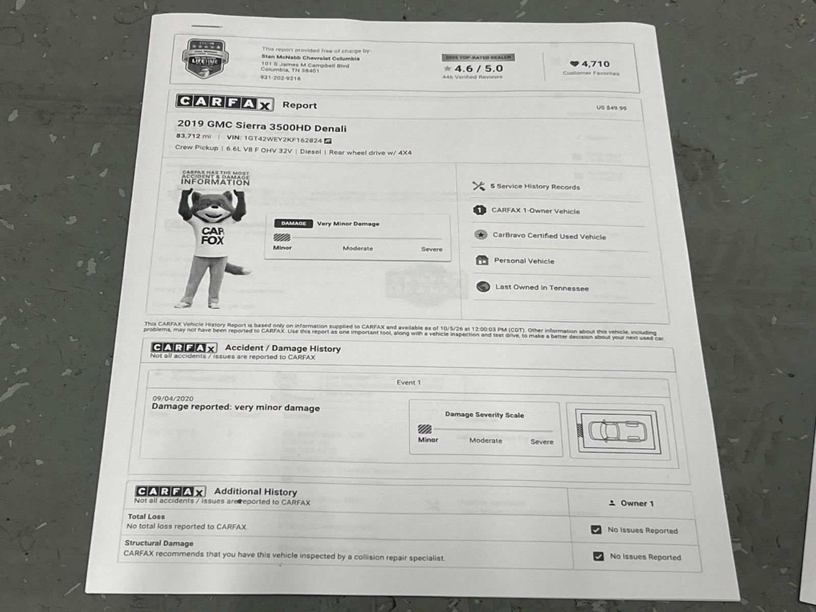 Certified Used 2019 RED QUARTZ TINTCOAT GMC Denali image 34