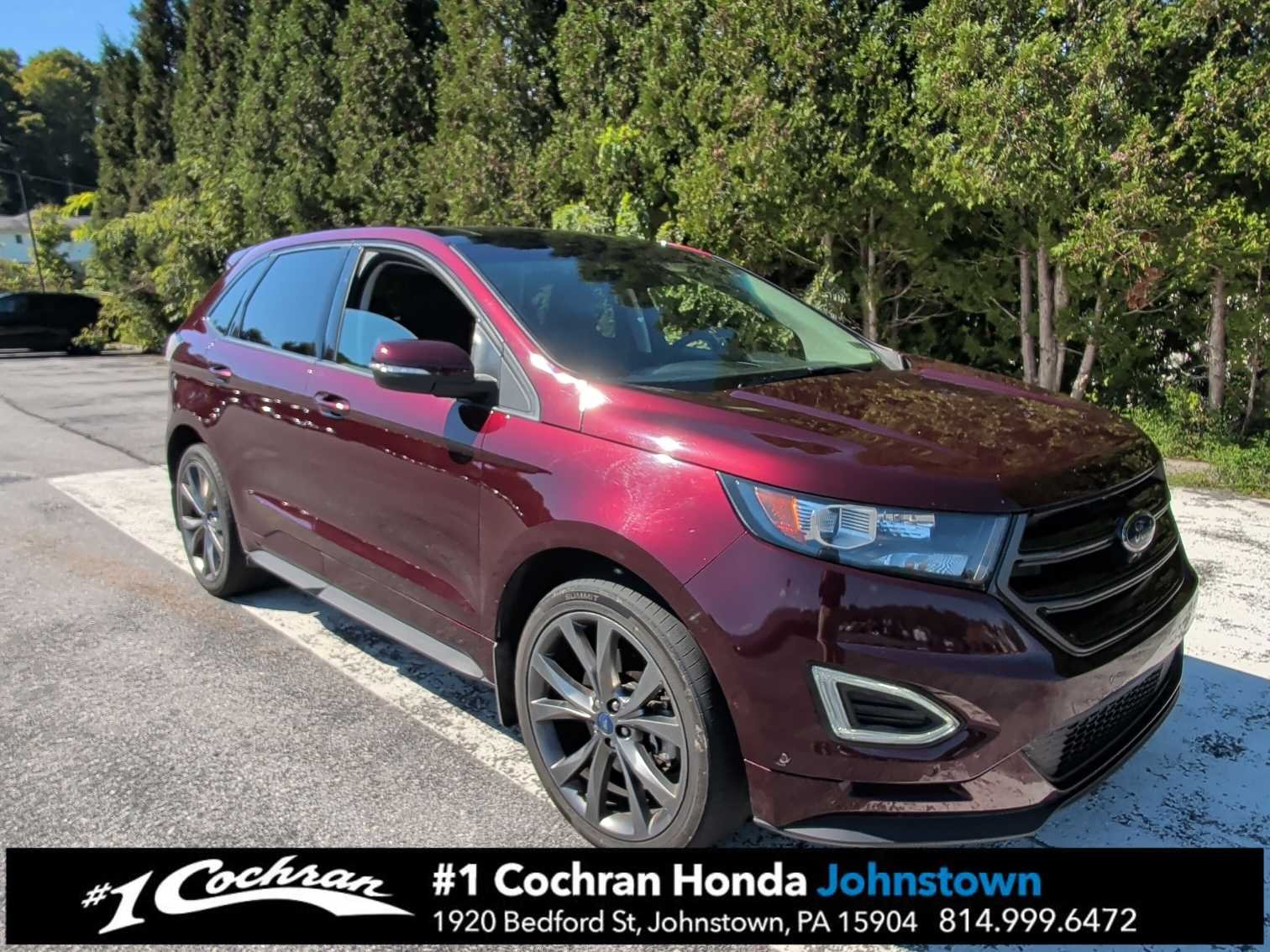Used 2017 Burgundy Velvet Metallic Tinted Clearcoat Ford Sport image 3
