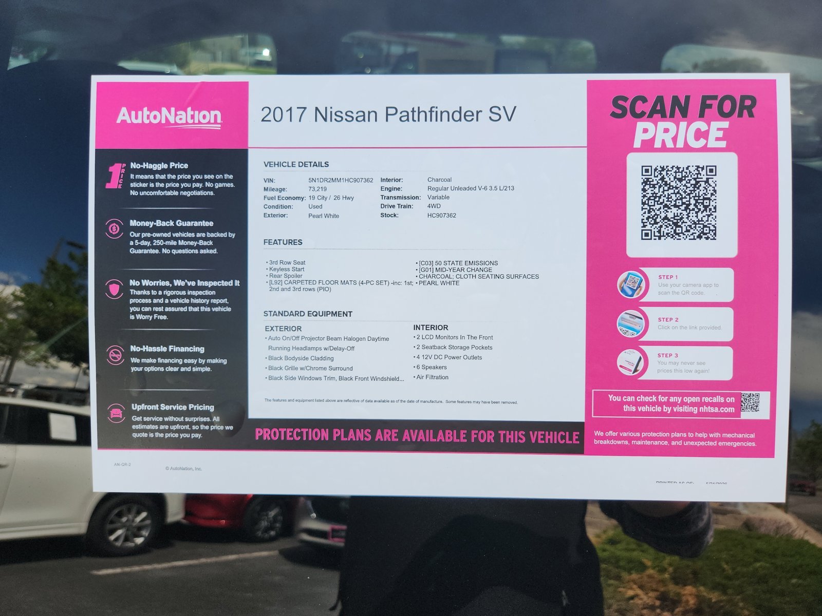 Used 2017 Pearl White Nissan SV image 26