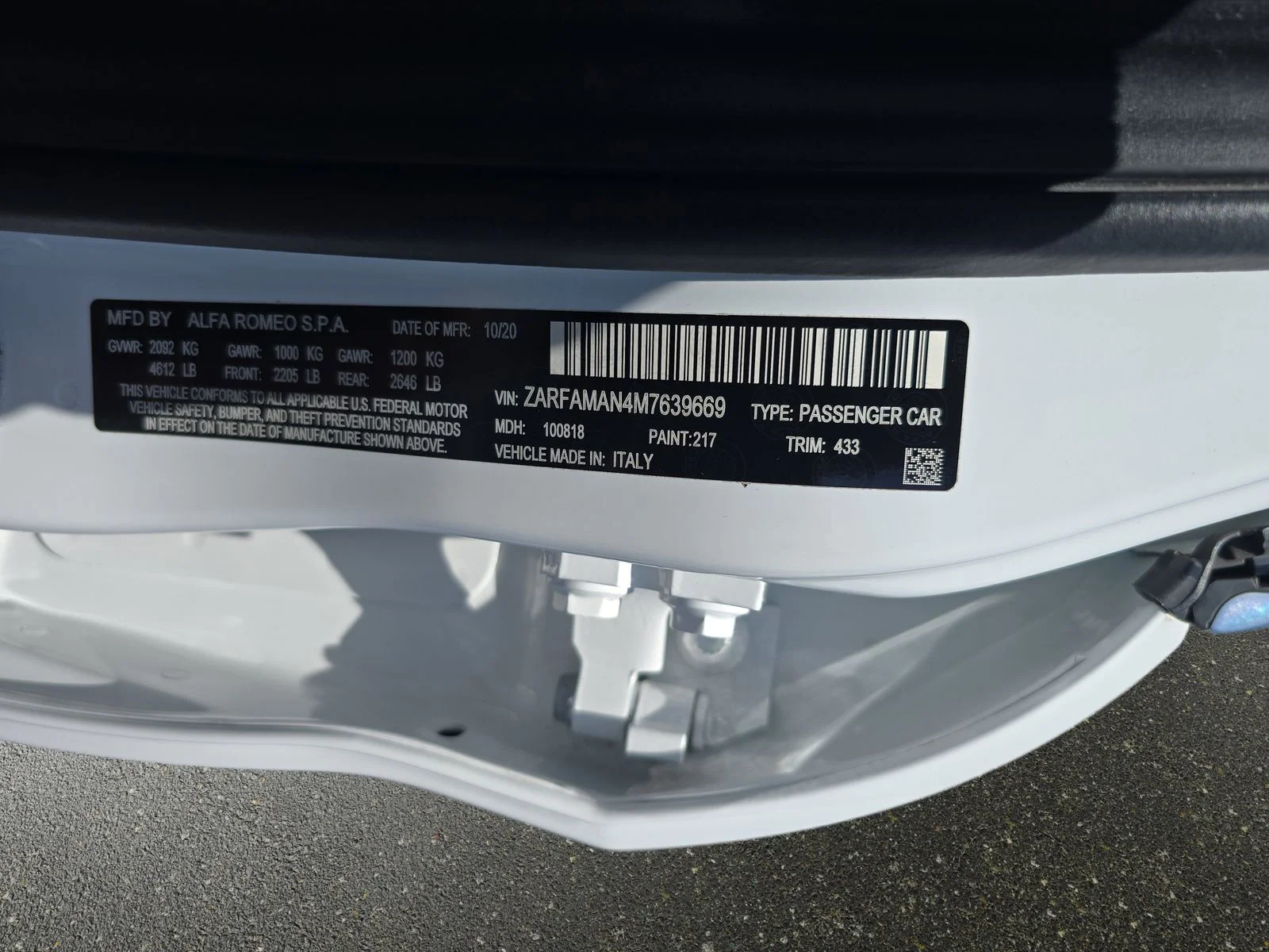 Used 2021 White Alfa Romeo Sprint image 32