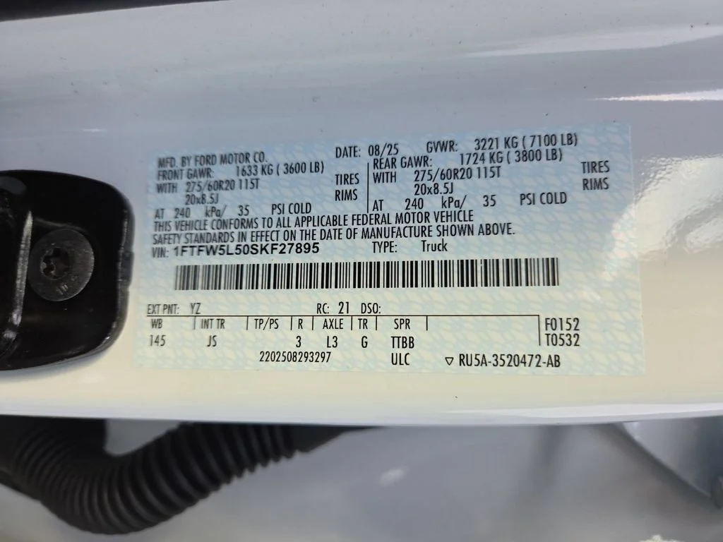 Certified Used 2025 White Ford Lariat image 23