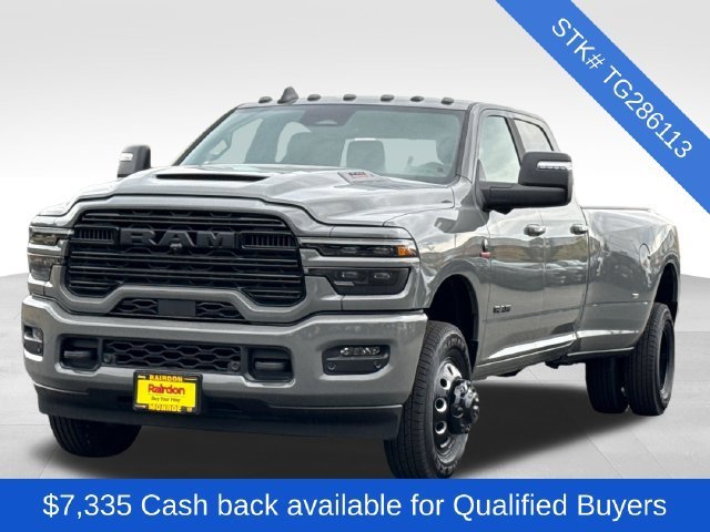 New 2026 Ceramic Gray Clear-Coat Exterior Paint RAM Laramie image 2
