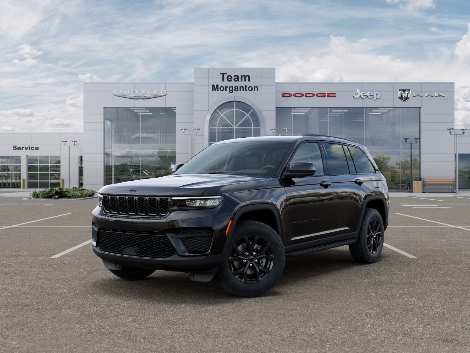 New 2025 Diamond Black Crystal Pearl-Coat Exterior Paint Jeep Altitude image 28