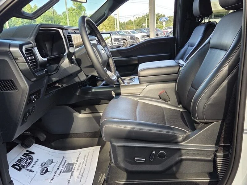 Used 2025 Space White Metallic Ford LARIAT image 6